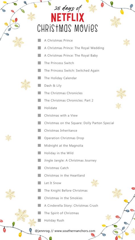 Netflix Christmas Movies List, Fun Checklist, The Knight Before Christmas, Dash Lily, Netflix Christmas Movies, Winter Movies, Christmas Movies List, Xmas Movies, Christmas Movie Night