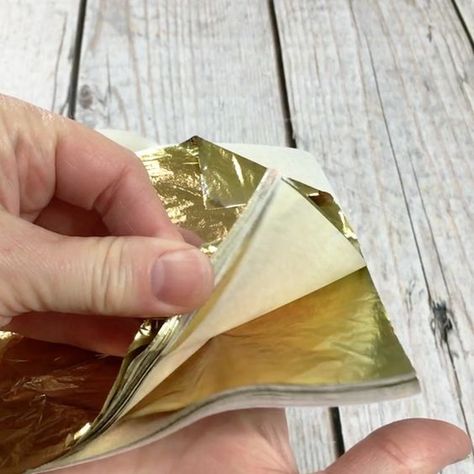 The Most Creative Ways to Use Gold Leaf to Make Home Decor! Tutorials on how to use gold leaf to decorate candles, candle holders, pictrure frames, furniture and more! #goldleaf #homedecor Wood Wall Candle Holders, Decorate Candles, Gold Leaf Decor, Diy Coffee Station, Diy Wainscoting, Diy Blanket Ladder, Gold Leafing, Wood Wall Art Diy, Diy Headboards