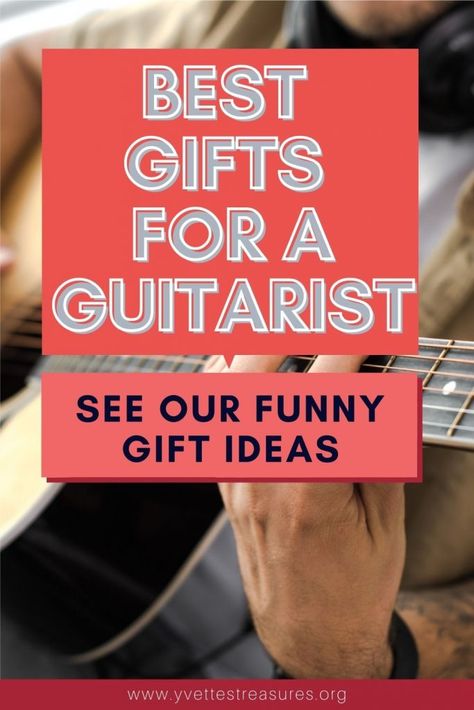 36 Best Gifts For A Guitarist - Best Online Gift Store. Awesome gifts for the guitar lover from practical to down right funny! Birthday Gifts For Guitar Players, Guitar Lover Gifts For Him, Music Gifts For Guys, Gift Idea For Musician, Gift For Musician Boyfriend, Diy Gifts For Guitar Players, Diy Gift For Musician, Musician Boyfriend Gifts, Music Lover Gifts For Him