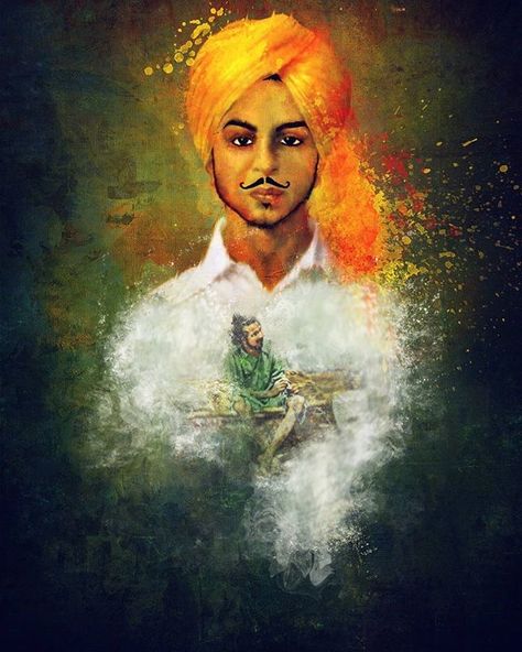 Bhagat Singh Birthday, Indian Emblem Wallpaper, Bhagat Singh Wallpapers, Freedom Fighters Of India, Indian Freedom Fighters, Indian Army Wallpapers, Indian History Facts, Warriors Wallpaper, Bhagat Singh