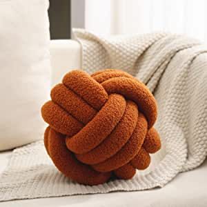 Couch Bed Aesthetic, Aesthetic Pillows, Knotted Pillow, Knot Ball, Bed Aesthetic, Pillow Ball, Ball Pillow, Knot Cushion, Knot Pillow