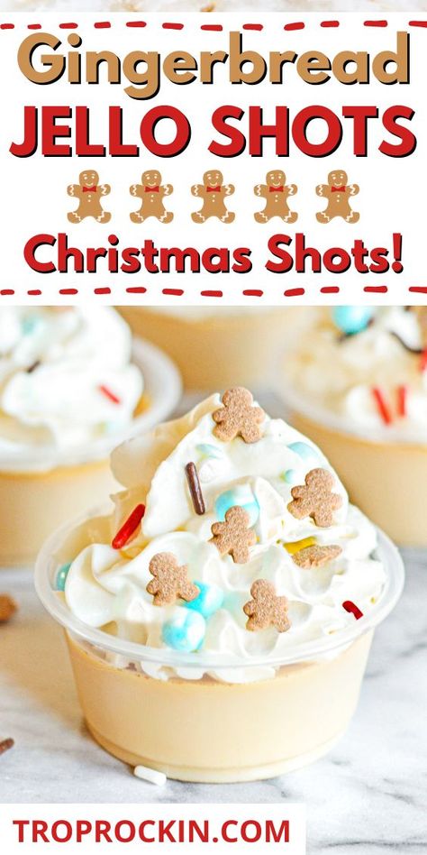 Christmas Jello, Christmas Jello Shots, Jello Pudding Shots, Christmas Drinks Alcohol Recipes, Christmas Drinks Recipes, Christmas Shots, Dessert Shots, Pudding Shots, Jello Shot Recipes