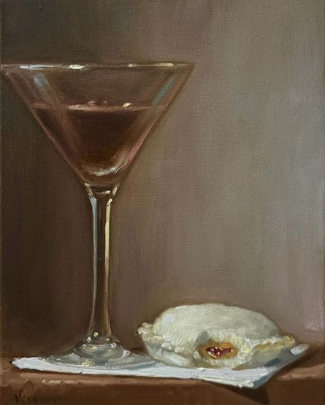 Happy hour anyone?🍸 'Espresso Martini and Uncrustable' brought to you by artist and former art professor Noah Verrier (@noahverrier). #artcurrently #artistshowcase #contemporaryart Martini Painting, Grape Oil, Big Jar, I Love Pizza, Espresso Martini, Artist Statement, Large Canvas Prints, Sign Printing, Oil Paintings