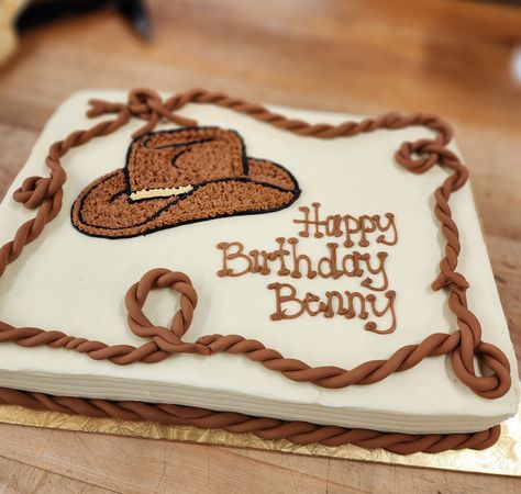 Western Theme Cakes, Western Birthday Cakes, Cowboy Birthday Cakes, Cowboy Themed Birthday Party, Cowboy Cake, Horse Birthday Cake, Wild West Birthday, Cowboy Cakes, Rodeo Birthday Parties