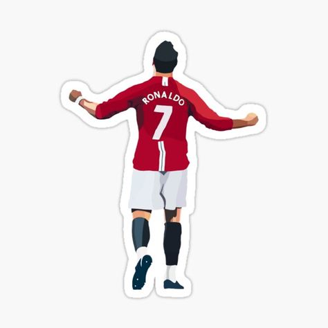 Soccer Stickers | Redbubble Cristiano Ronaldo Manchester United, Cristiano Ronaldo Manchester, Manchester United Legends, Ronaldo Cristiano, Cute Laptop Stickers, Boys Sticker, Football Stickers, Cristiano Ronaldo Cr7, Phone Stickers