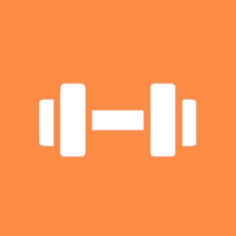 Orange Gym, Gym App, Orange Icon, Gym Icon, Person Running, Icon Theme, App Store Icon, Orange Icons:), Widget Icons