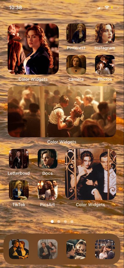 Titanic Homescreen, 2020 Core, Widget Themes, Leo And Kate, App Ideas, Titanic History, Camera Photos, Titanic Movie, Ios Ideas