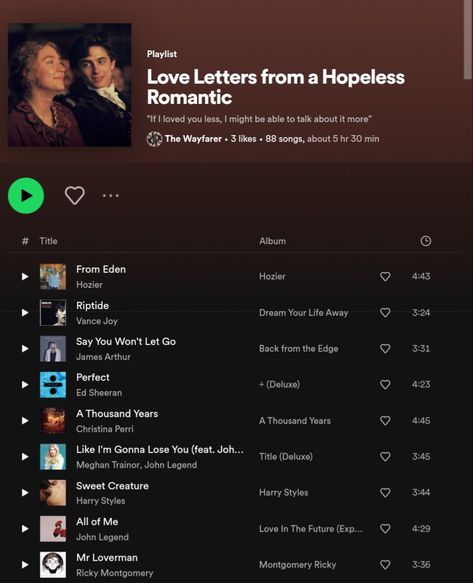 Love Playlists Spotify, Spotify Romantic Playlist Names, Romantic Song Playlist, Song That Remind Me Of Him, Falling In Love Playlist Names, Romance Playlist Name Ideas, Pov Your In Love Songs, Romance Songs Playlist, Forbidden Love Songs