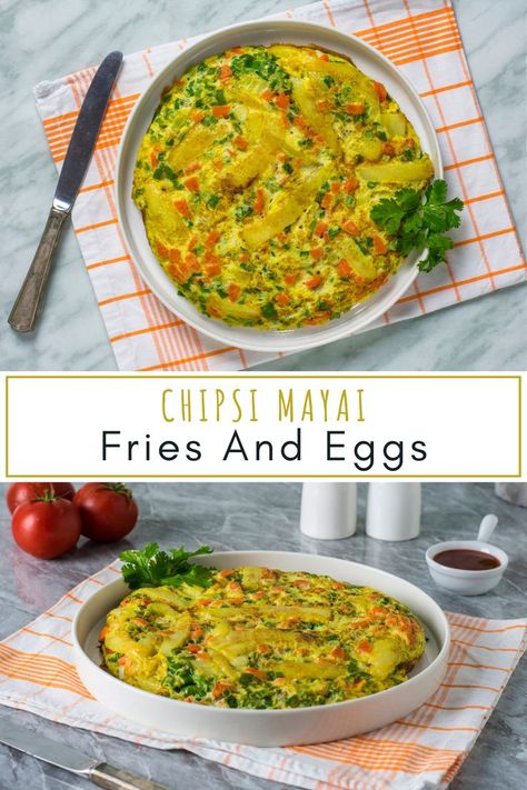 Chipsi Mayai Recipe: How to Make Chipsi Mayai Tanzanian French Fries Omelette Swahili Words, Healthy Latin Recipes, Potatoes And Eggs, Tanzania Food, Kenyan Food, Healthy Dinner Options, Vegan Brunch, Dar Es Salaam, Fried Potatoes