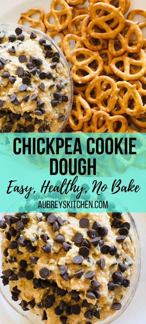 Chickpea Dough, Chickpea Cookie Dough Dip, Basic Cookie Dough, Basic Cookie Dough Recipe, Cookie Dough Dip Healthy, Cookie Dough Desserts, Chickpea Cookie Dough, Dessert Dip Recipes, Chickpea Cookies