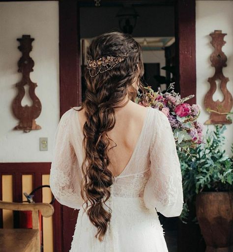 Enchanted Forest Hairstyles Updo, Formal Hairstyles For Very Long Hair, Wedding Long Braid, Romantic Wedding Braid, Wedding Hairstyles For Long Thick Hair, Bridal Hair Pieces Hair Down, Elven Wedding Hair, Wedding Hair Braids, Elegant Braided Hairstyles