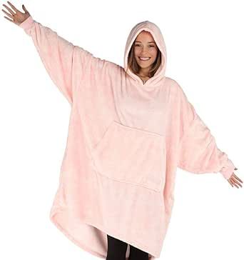 THE COMFY Dream | Oversized Light Microfiber Wearable Blanket, Seen on Shark Tank, One Size Fits All Barbara Corcoran, Hoodie Sweatshirt Dress, Oversized Blanket, The Comfy, Blanket Hoodie, Hoodie Blanket, Wearable Blanket, Hooded Blanket, Shark Tank