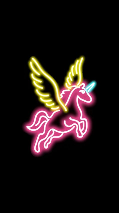 #unicorn #tumblr #neon #neonlights #wallpaper #lockscreen #background #neonwallpaper Unicorn Lockscreen, Space Themed Wallpaper, Unicorn Wallpapers, Neon Unicorn, Lockscreen Background, Neon Sculpture, Heart Neon, Wallpaper Tumblr Lockscreen, Neon Moon