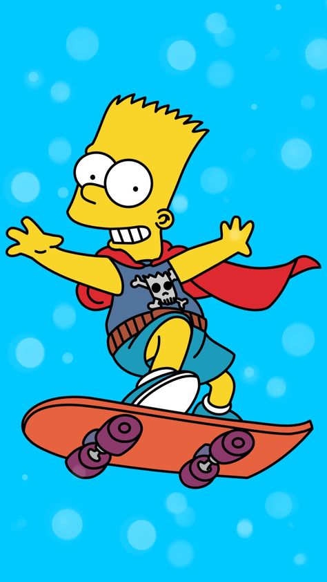 Brat Simpson, Bart Simpson Art, Skateboard Art Design, Nike Art, Tv Funny, Simpsons Art, Matt Groening, Space Artwork, The Simpson