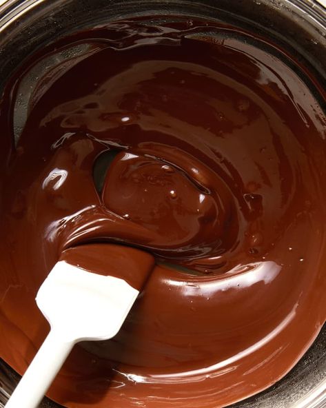 How to Drizzle Chocolate: The Fastest and Easiest Method | The Kitchn Making Chocolate Covered Strawberries, How To Melt Chocolate, Single Serve Brownie, Brownie Cups, Romantic Meals, Melting Chocolate Chips, Double Boiler, Chocolate Drizzle, Covered Strawberries