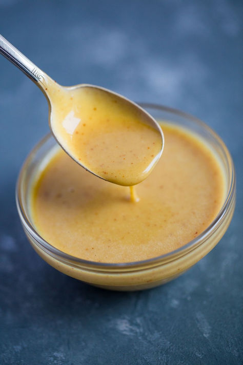 Homemade honey mustard sauce is a delightful combination of sweet honey and tangy mustard. Use this versatile condiment for dipping, spreading, or drizzling. Pin this easy 5-minute recipe now. Peanut Butter Ice Cream Sauce, Homemade Honey Mustard Sauce, Honey Mustard Sauce Recipe, Ice Cream Sauce, Honey Mustard Recipes, Honey Mustard Salmon, Honey Mustard Dipping Sauce, Homemade Honey Mustard, Mustard Dipping Sauce