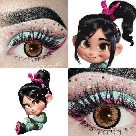 Disney Eye Makeup, Disney Inspired Makeup, Disney Princess Makeup, Make Up Designs, Sunset Makeup, Glitter Makeup Looks, Princess Makeup, Orange Makeup, Flower Makeup