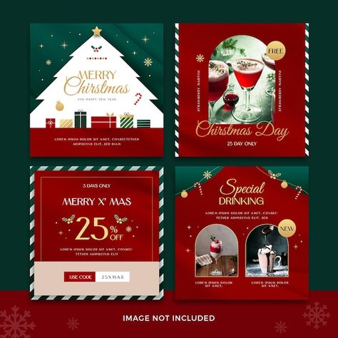 Merry Christmas In Portuguese, Christmas Advertising Design, Christmas Menu Design, Christmas Sale Poster, Christmas Poster Design, Christmas Advertising, Merry Christmas Poster, Christmas Graphic Design, 달력 디자인