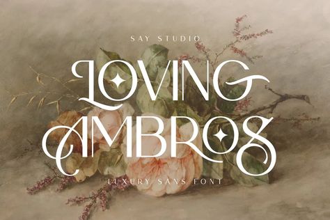 Loving Ambros Font - Dafont Free Website Aesthetic, Beautiful Serif Fonts, Typographie Logo, Classic Calligraphy, Quotes Wedding, Minimalist Font, Luxury Font, Desain Buklet, Modern Logos