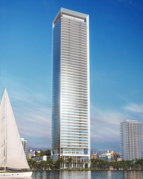 Miami Building, Miami Condo, Residential Tower, Miami Real Estate, Lead Generation Real Estate, Downtown Miami, High Rise Building, Miami Design, Brand Building