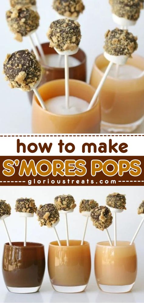 These S'mores Pops are the best summertime desserts for smores lovers! This quick and easy treat is a sure way to satisfy your chocolate cravings. Add this recipe to your Labor Day party food ideas! Smore Pops, Day Party Food Ideas, Smores Pops, Summertime Desserts, Refreshing Summer Recipes, Labor Day Party, Smores Dessert, Great Dinner Recipes, Graham Cracker Cookies