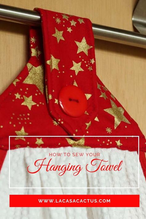 How To Sew Hanging Kitchen Towels, Kitchen Towel Holder Sewing, How To Sew Hand Towels, Oven Hanging Tea Towel Diy, Moda Toweling Fabric Projects, Hanging Towel Pattern Free, Hanging Dish Towel Pattern Free Patterns, Diy Hanging Towels Kitchen, Hanging Kitchen Towel Pattern