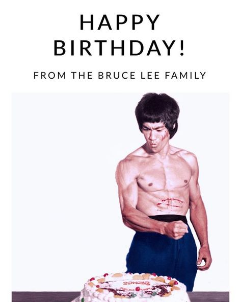 Bruce Lee Birthday, Bruce Lee Family, Bruce Lee, Birthday Wishes, New Experience, Dragon Ball, Happy Birthday, Memes, Birthday