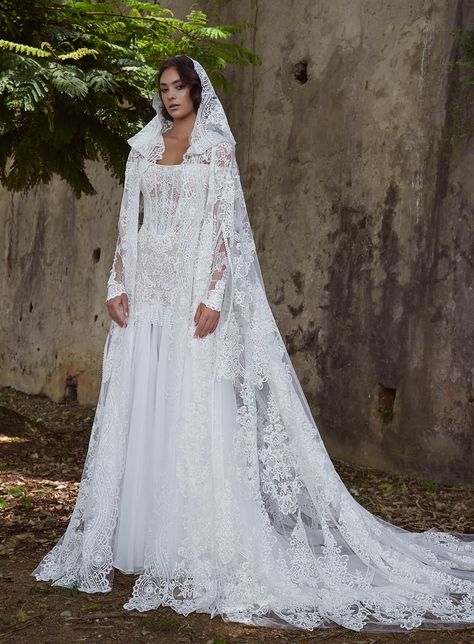 Calla Blanche, Lace Wedding Veil, Wedding Cloak, Boho Wedding Dresses, Fairy Wedding Dress, Cape Wedding Dress, Wedding Veils Lace, Wedding Dress With Veil, Wedding Cape