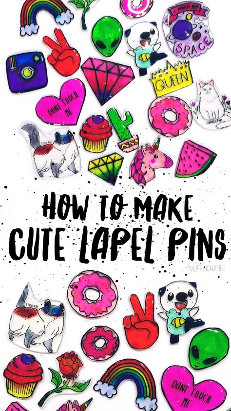 Pin Diy Button, Diy Pins Buttons How To Make, How To Make Badges Diy, How To Make Enamel Pins, Diy Enamel Pins, Diy Pins For Backpack, How To Make Pins, Diy Enamel Pin, Lapel Pins Diy