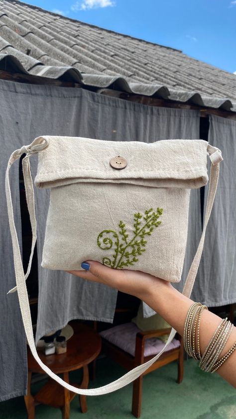 Foldover Crossbody Bag, Hemp Bag, Hand Bags For Women, Handmade Bag, Linen Bag, Boho Bag, Fabric Bags, Bag Handmade, Bag Vintage