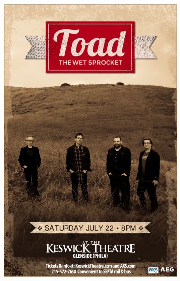 summer 2017 concerts Philadelphia concerts Toad the Wet Sprocket Keswick Theatre Toad The Wet Sprocket, All I Want, Toad, Philadelphia, I Want, Concert, Makeup, Movie Posters, Music