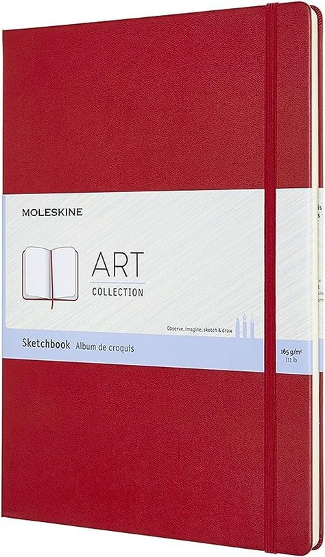 Amazon.com: Moleskine Art Sketchbook, Hard Cover, A4 (8.25" x 11.75") Plain/Blank, Scarlet Red, 96 Pages : Moleskine: Arts, Crafts & Sewing Storyboard Layout, Moleskine Cover, Music Notebook, Moleskine Planner, Moleskine Sketchbook, Moleskine Art, Writing Projects, Moleskine Notebook, Paper Stand