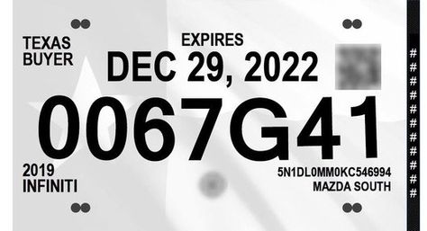 Counterfeit tags are produced by criminals using various tools outside TxDMV systems. #STCN #SouthTexasCommunityNews TxDMV Redesigned Temporary Tags Temporary License Plates, License Plate Template, Plate Template, Data Validation, Front License Plate, South Texas, Texas State, Tag Template, Tag Design