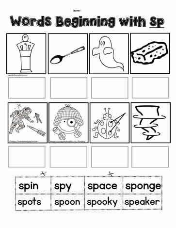 Blend Sounds, Phonics Blends, Blends Worksheets, Blending Sounds, Consonant Blends, Phonics Worksheets, Cut And Paste, Word Work, Speech Therapy