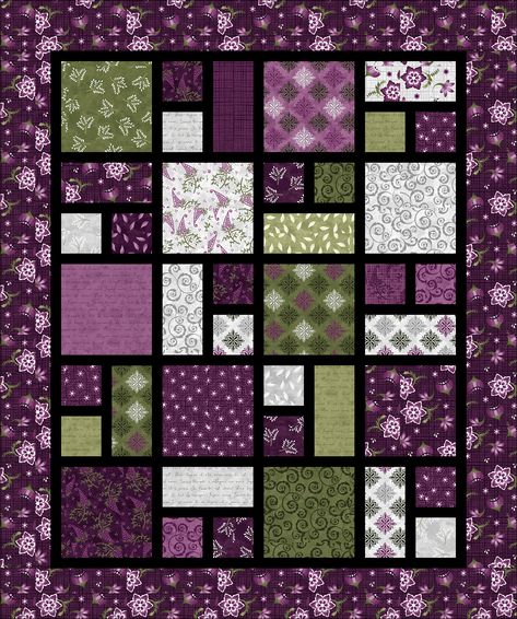 Five Quilt Patterns for Beginner Quilters – Create Beautiful Quilts Open Gate, Charm Pack Quilt Patterns, Layer Cake Quilt Patterns, Quilt Blocks Easy, Wooden Gate, Big Block Quilts, Layer Cake Quilts, Fruit Slices, Quilting Designs Patterns