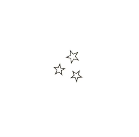 Star Sibling Tattoos, Single Star Tattoo Designs, Three Small Stars Tattoo, Small Star Tattoos On Shoulder, Star Shape Tattoo, 3 Stars Tattoo Design, 3 Star Tattoo Designs, 3 Star Tattoos For Women, Triple Star Tattoo