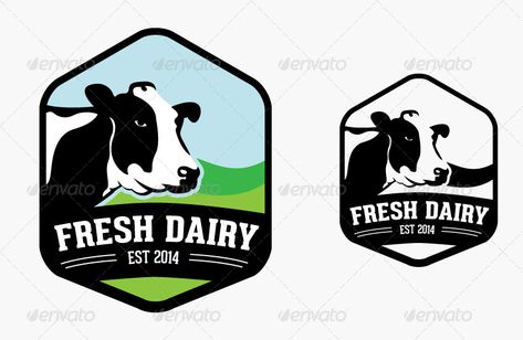 Dairy Company Enterprise Logo, Farm Logo, Graphic Design Ads, Company Logo Design, Font Names, Graphic Artwork, A Logo, Logo Templates, Dairy