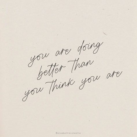 I often struggle to feel like I'm enough. I feel like I'm not present enough as a mom, or I'm not successful enough as a business owner, or I'm not loving enough as a wife. I struggle with the fact that my house is messy and my life isn't perfectly aesthetic. But in reality, I am doing great things. It's ok to not be perfect, and hard doesn't necessarily mean bad. If you're struggling to feel like you're enough too, I want to encourage you that you are doing better than you think you are 🤍 ... You Are Loved No Matter How You Feel, I’m Not Feeling Well, Im Enough Quotes, Your Enough Quotes, I’m Enough, You’re Enough, I’m Struggling, I’m Not Perfect, Im Good Enough