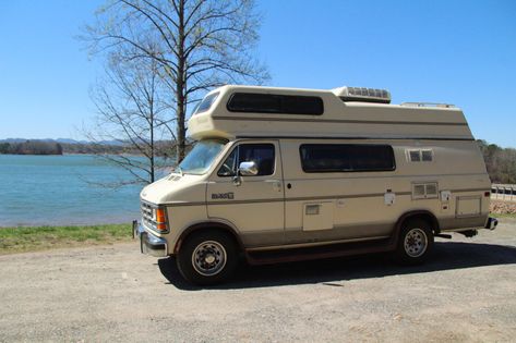 1988 Dodge Discoverer by Cobra. Just recently had $1800 dollars worth of work done to all the interior components will add list in comments. Van runs like a sewing machine just drove it 6 hours one way to Virginia with zero issues. Odometer reads 45k miles I would assume it rolled over but the previous […] Dodge Camper Van, Used Camper Vans, Dodge Van, Campervan Interior, Van Interior, Van For Sale, Camper Vans, White Bear, Dodge Ram