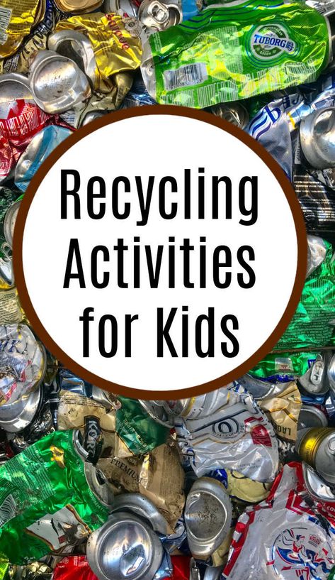 Recycle Week Activities, National Recycling Week Activities, Recycle Science Projects For Kids, Recycling Week Activities For Kids, Eco Activities For Kids, Recycled Crafts For Preschoolers, Environment Day Activities For Kids, Sustainability Projects School, Recycle Activities For Kids