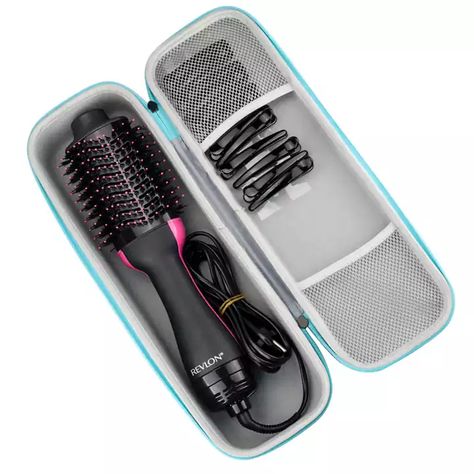 Revlon Hair Dryer Brush, Hair Dryer Styler, Bathroom Night Light, Revlon Hair Dryer, Travel Hair Dryer, Portable Hair Dryer, Dryer Brush, Travel Hairstyles, Hair Dryer Brush