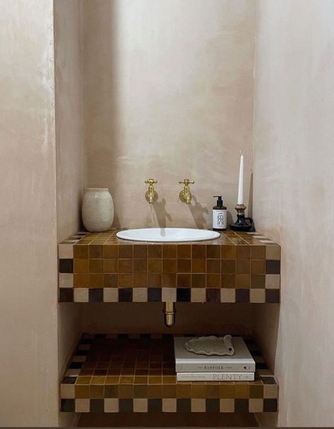 Tiles Of Ezra, Clay Chocolate, Unique Tile, Brown Bathroom, Tile Inspiration, Bathroom Renos, Bathroom Space, Interior Inspo, Bathroom Inspiration