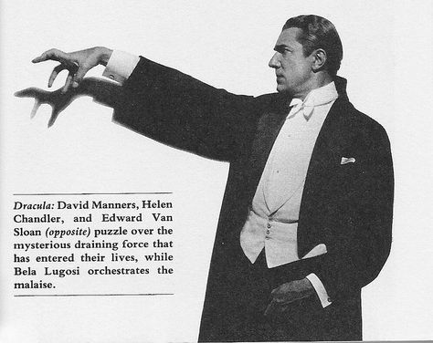 Bela Lugosi doing the hand jive. Vampire Aethstetic, Bela Lugosi Dracula, Dracula 1931, Hand Jive, Goth Subculture, Bela Lugosi, The Count, Universal Monsters, Classic Monsters