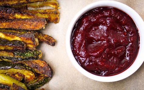 Beet Ketchup Recipe, Beetroot Ketchup, Beet Ketchup, Homemade Ketchup, Red Beets, Root Vegetable, Zucchini Fries, Sauce Pot, An Apron