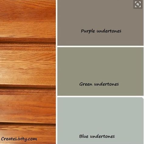 Great color base information - for accenting the honey oak kitchen cabinet look White Bedrooms, Plants Furniture, Oak Wood Trim, Pine Bedroom, Oak Trim, Oak Kitchen Cabinets, Real Estat, Honey Oak, Orange Wood