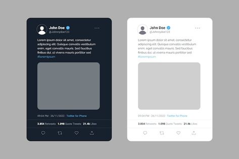 Free vector flat design tweet mockup | Free Vector #Freepik #freevector #twitter-post #tweeter #twitter #social-media-profile Blank Twitter Post, Twitter Mockup, Backgrounds Gacha, Twitter Post Template, Twitter Template, Ux Design Principles, Twitter Post, Original Iphone Wallpaper, Social Post