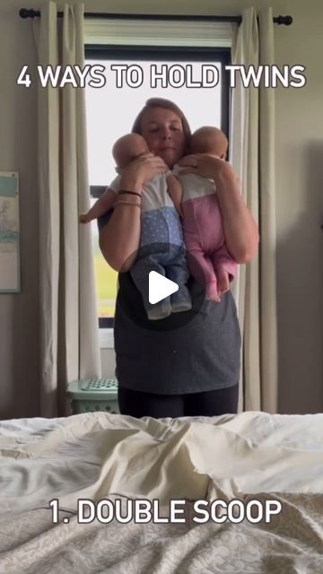 TwinsandMultiples NG on Instagram: "My hands (and heart) have never been fuller! My OT brain loves that each stage of twin parenting has a new set of challenges to figure out, first up… how the heck do I pick them up on my own?! Here’s what I’ve come up with! Follow for more twin tips & tricks!

🎥 @wins_with_twins 😍😍

 #twinsandmultiples" Twin Mom Aesthetic, Twin Must Haves, Mom And Twins, Twin Parenting, Raising Twins, Expecting Twins, Twin Tips, Identical Twins, Twin Mom