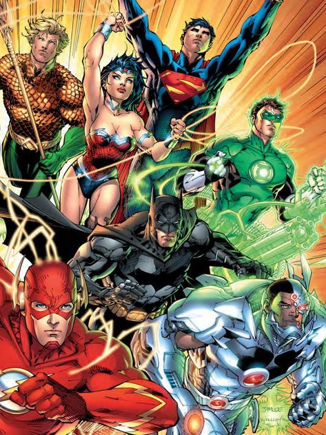 Justice League Wallpaper, League Wallpaper, Art Dc Comics, Dc Universe Online, Superman Pictures, Jim Lee Art, Dc Justice League, Dc Comics Wallpaper, Dc Comics Heroes