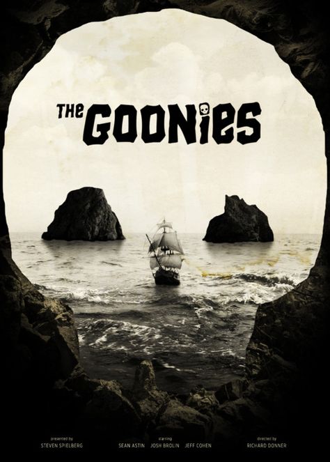 The Goonies Los Goonies, Goonies 1985, Poster Grafico, Vintage Films, Movie Classics, Cat Teapot, The Goonies, Septième Art, Movies Worth Watching