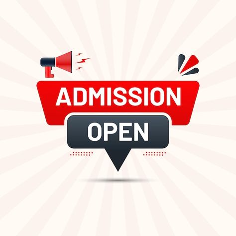 Vector admission open banner for social ... | Premium Vector #Freepik #vector #university-admission #academy-poster #college-poster #enroll Admission Open Banner, Tuition Banner, Class Poster Design, Admissions Poster, Certificate Background, Class Poster, Admission Open, School Banner, College Admission